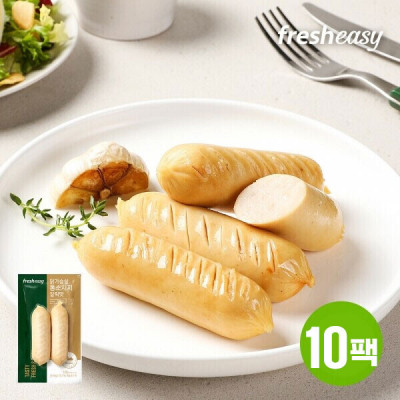허닭 프레시지 닭가슴살 통소시지(치즈맛)100G(냉동) 10팩